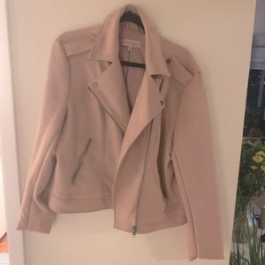 Light pink blush suede xl Philosophy jacket